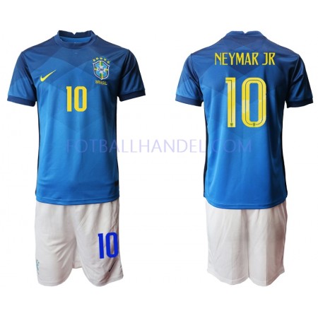 Barn Fotballdrakter Brasil Neymar JR 10 Borte 2020 Kortermet
